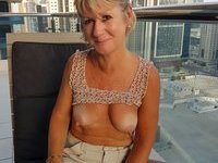 Caroline Uk Wife Posing On Her Balcony Mobile Homemade Porn Sharing