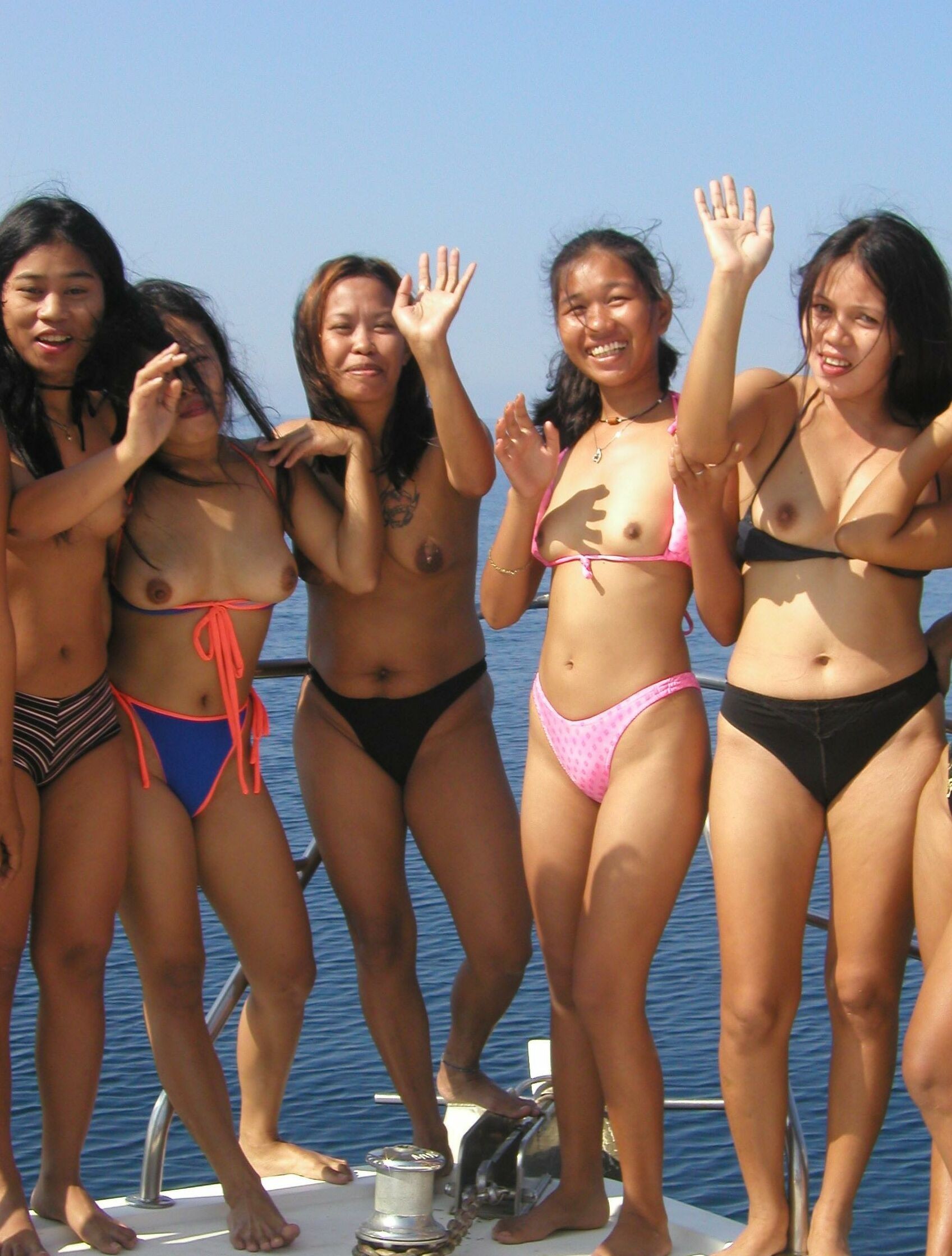 Group Of Naked Asian Women