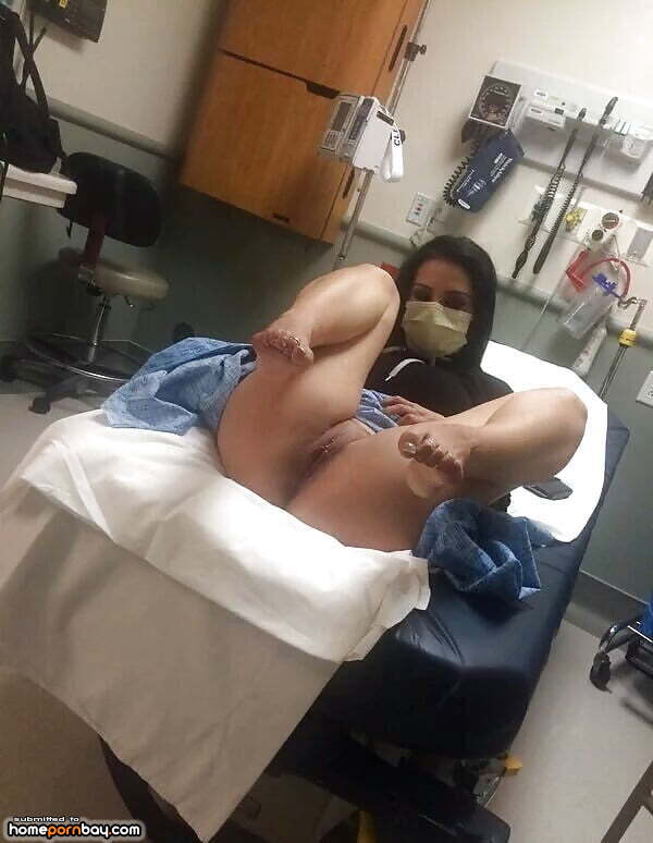 Doctors and nurses showing nude selfies.