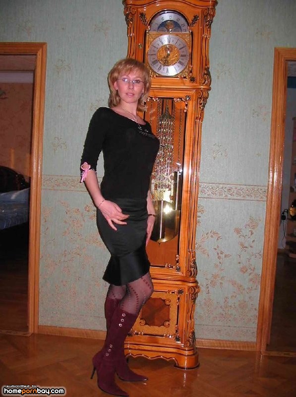 Russian amateur blonde wife photo