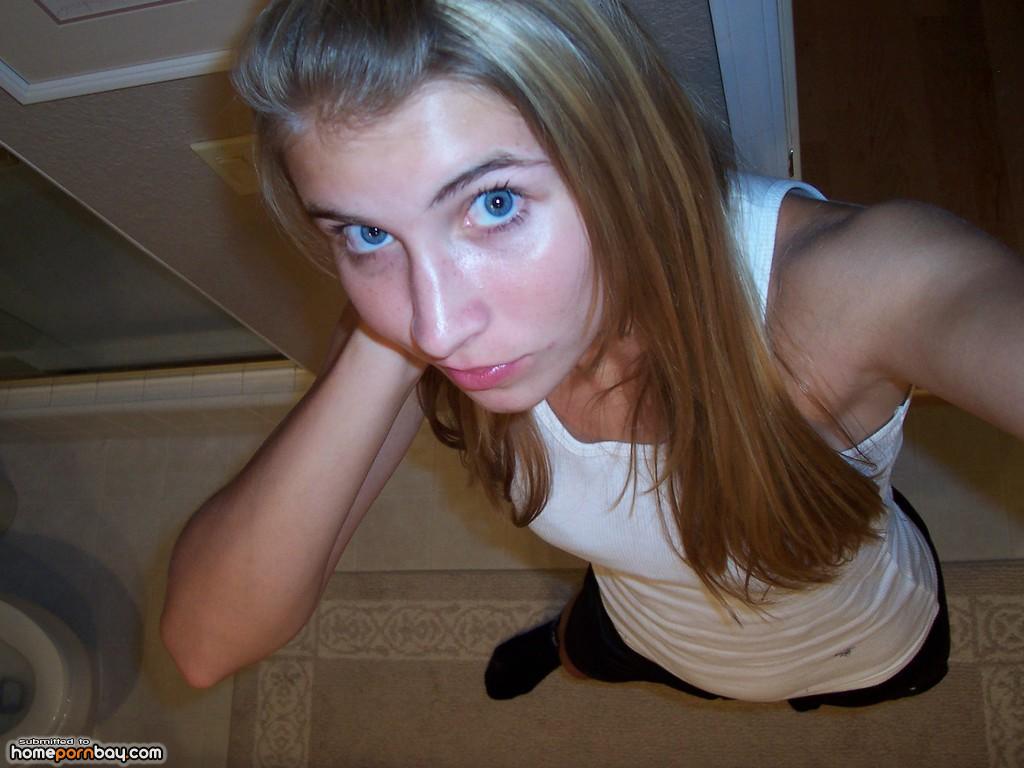 blonde college teen doggystyle